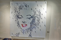 Artwork of Marilyn Monroe in Venetian gallery