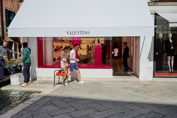 Valentino store, on Salizada San Moise (Venice Rodeo Drive)