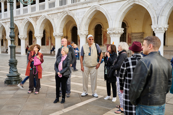 With the Tauck tour in Piazza San Marco