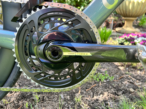 Cannondale Supersix EVO 1 (2023) with new 2023 revised SRAM Force crankset