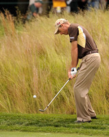 Jim Furyk chipping, US Open Bethpage 2009