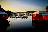 Early morning in Camden Harbor, ME 2009