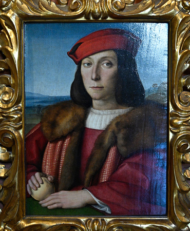 Young Man with Apple by Raphael