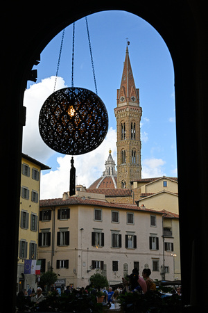 View from Hotel Bernini Palace lobby