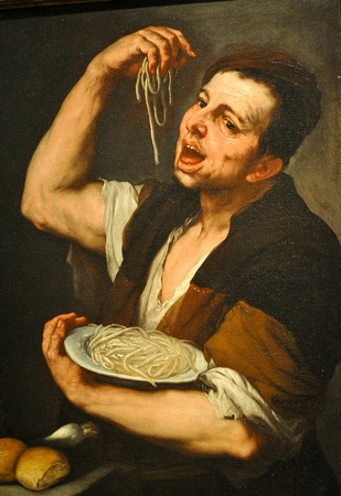 The Pasta Eater, Luca Giordano (Italian, Neapolitan, 1632–1705)
