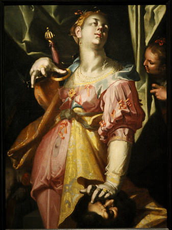 Judith with the head of Holofernes, ca 1595-1600